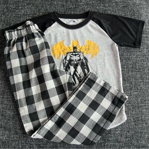 Gap X DC Comics Boys Batman Pajamas Size 8